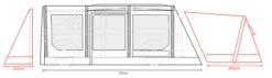 Outdoor Revolution Movelite T4E Lowline Awning (180-220cm) (2023) 16 Outdoor Revolution Movelite T4E Lowline Awning (180-220cm) (2023) -Camping Sales Store movelite t4e floor3 pe 2