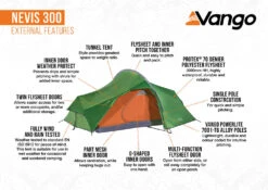 Vango Nevis 300 Tent (2023) -Camping Sales Store nevis 300