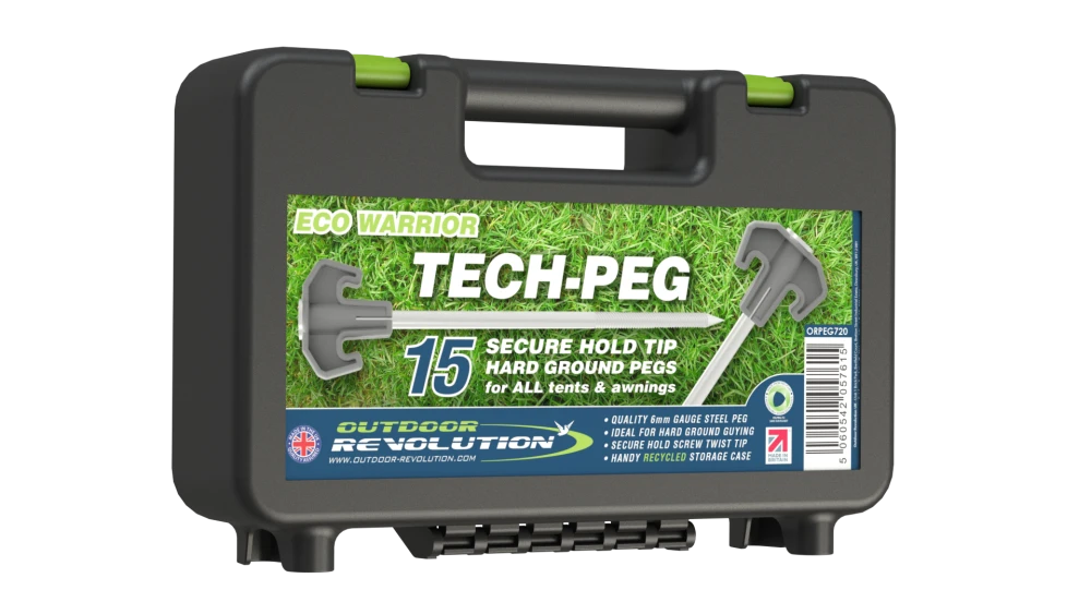 Outdoor Revolution Eco Warrier Tech Peg (Case Of 15) (ORPEG720) 3 Outdoor Revolution Eco Warrier Tech Peg (Case Of 15) (ORPEG720)