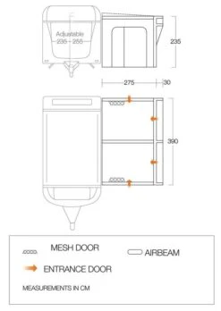 Vango Airbeam Vango Riviera Air 390 Elements All Season Caravan Awning (2023) 13 Vango Airbeam Vango Riviera Air 390 Elements All Season Caravan Awning (2023) -Camping Sales Store riviera 390 eas flooplan