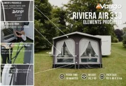 Vango Airbeam Vango Riviera Air 330 Elements ProShield Caravan Awning (2023) 16 Vango Airbeam Vango Riviera Air 330 Elements ProShield Caravan Awning (2023) -Camping Sales Store riviera air 330 eps