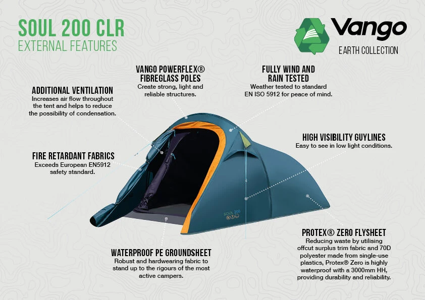 Vango Soul 200 CLR Tent 6 Vango Soul 200 CLR Tent - Image 4