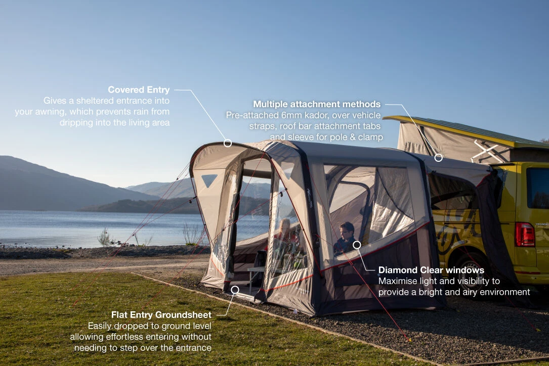 Vango Airbeam Vango Tolga VW Low Awning (Shadow Grey) 7 Vango Airbeam Vango Tolga VW Low Awning (Shadow Grey) - Image 5