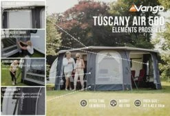 Vango Airbeam Vango Tuscany Air 500 Elements Proshield Caravan Awning (2023) 14 Vango Airbeam Vango Tuscany Air 500 Elements Proshield Caravan Awning (2023) -Camping Sales Store tuscany air 500 eps