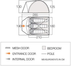 Vango Alpha 300 Tent (2021) 11 Vango Alpha 300 Tent (2021) -Camping Sales Store vango 2020 tents floorplan alpha 300