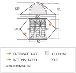 Vango Halo 300 Tent (2022) 9 Vango Halo 300 Tent (2022) -Camping Sales Store vango 2020 tents floorplan halo pro 300