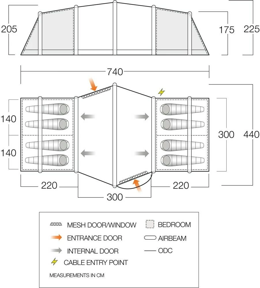 Vango Airbeam Vango Vesta Air 850xl Tent (2023) Bundle 6 Vango Airbeam Vango Vesta Air 850xl Tent (2023) Bundle - Image 4