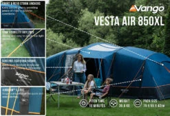 Vango Airbeam Vango Vesta Air 850xl Tent (2023) Bundle 26 Vango Airbeam Vango Vesta Air 850xl Tent (2023) Bundle -Camping Sales Store vesta air 850xl low res2